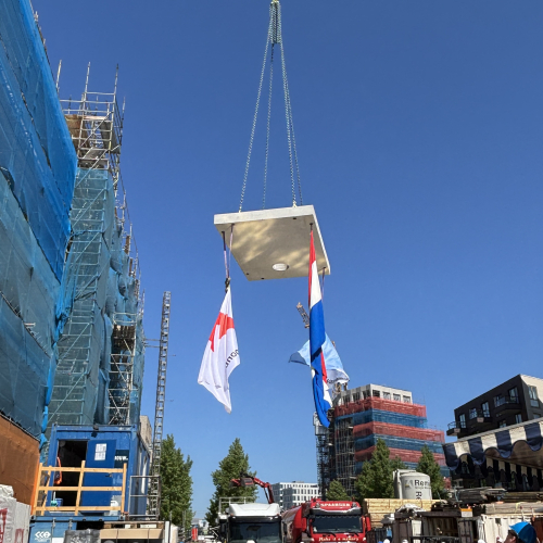 Spoorzone hoogste punt