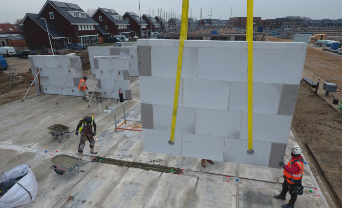 Waelpolder prefab kalkzandsteen