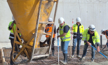 Spoorzone laatst beton