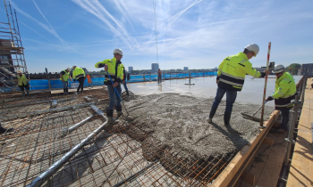 Spoorzone laatst beton