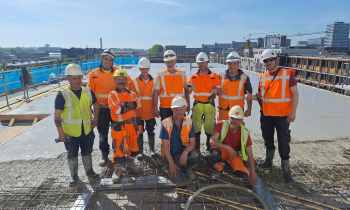 Spoorzone laatst beton