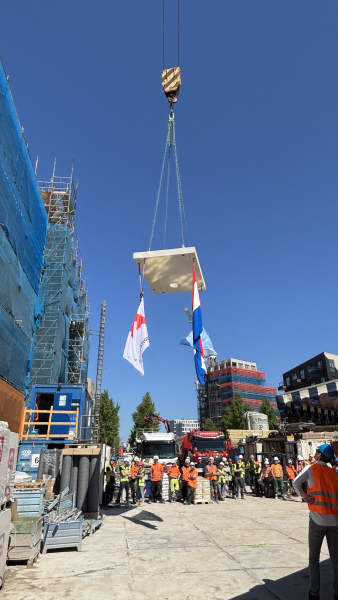Spoorzone hoogste punt