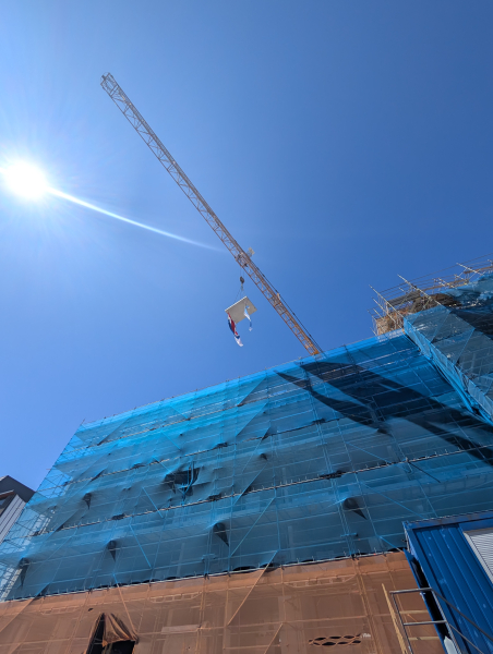Spoorzone hoogste punt