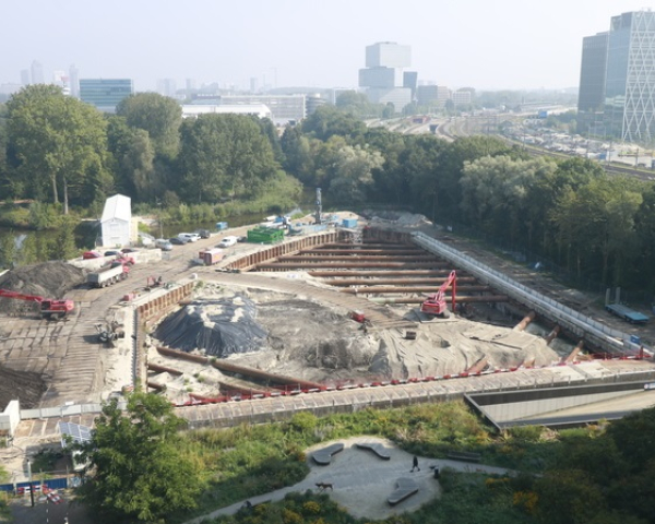 Park Meadows ontgraven bouwput