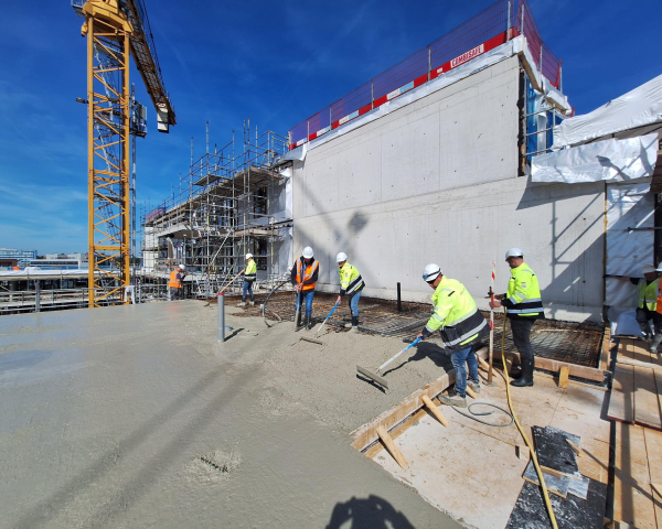 Spoorzone laatst beton