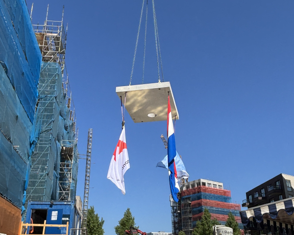 Spoorzone hoogste punt